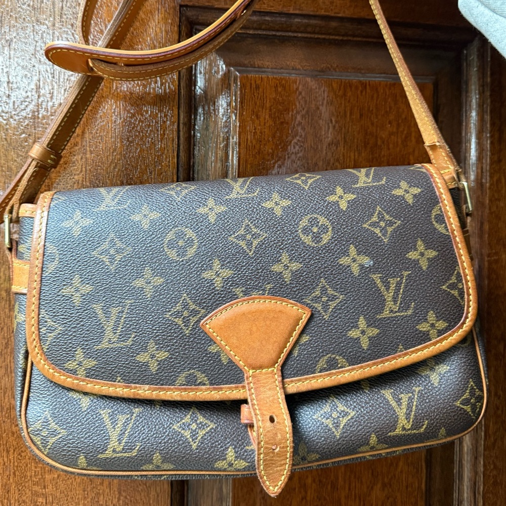 Vintage Louis Vuitton Brown Monogram Shoulder Bag